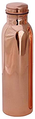 Botella de agua y vasos de cobre 1000 Ml pack 5 miniatura 2