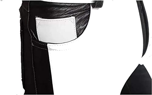 Mens Cowboy Western Traditional Native American Leather Pants Men Casual Breeches Fashion Pant Mens Side Laces Pant4