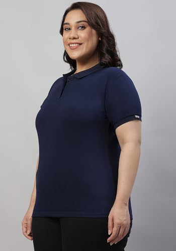 Image of Wear Your Opinion Womens Plus Size Polo Collar Neck T-Shirt Top