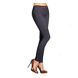  YSABEL MORA - Legging Termal Mujer Color: Marino Jeans Talla: S