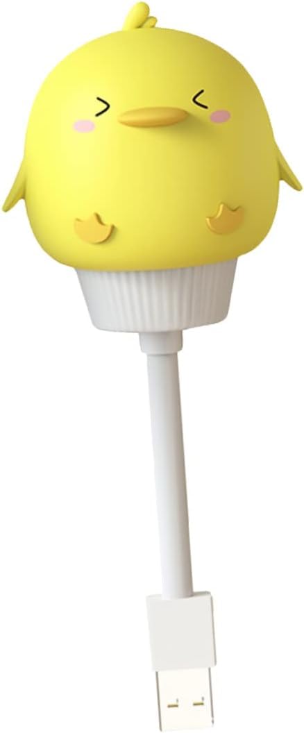 Lexton Decorative Duck Shape Cute Night LED USB Light | Eye-Care | USB Plug-in | Suitable for Children's Kids, Reading, Gift Purpose (Pack of 1, Warm White) 4