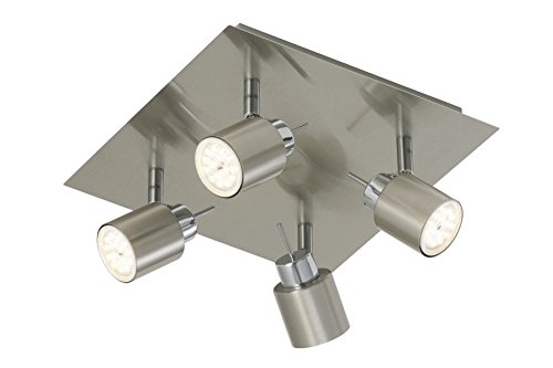 Preisvergleich Produktbild Briloner Leuchten LED Deckenstrahler, Deckenleuchte, Deckenlampe, Spots, LED Strahler, Wohnzimmerlampe, Deckenspot, Deckenbeleuchtung, Deckenlampe Wohnzimmer-Kinderzimmer-Schlafzimmer, LED Lampe, schwenkbar
