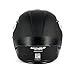 Orthrus Modular LED Full Face Motorcycle Helmet - DOT Approved Flip-Up Dual Visor Sun Shield & Bluetooth Ready for Adults Men Women - Street Bike/Motocross (Dobermann Silver, XXL)