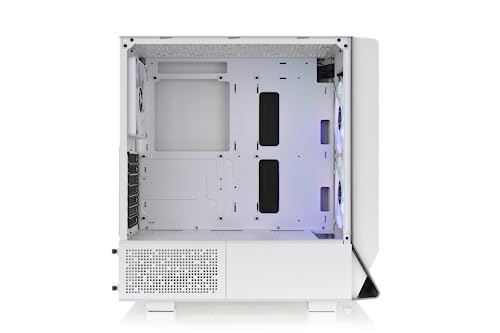 Miniatura 5 de Thermaltake Ceres 300 TG ARGB | Caja ATX Mid Tower | Paneles Perforados para Alto Flujo de Aire | 3 Ventiladores Preinstalados | Admite Radiador de 360mm | Blanco Nieve