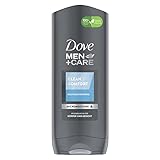 Dove Men+Care 3-in-1 Duschgel Clean Comfort XXL Duschbad für Körper, Gesicht und Haar mit MicroMoisture 400 ml 6 Stück