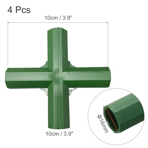 Conectores de 16mm para estacas de plantas y estructuras de protección 3