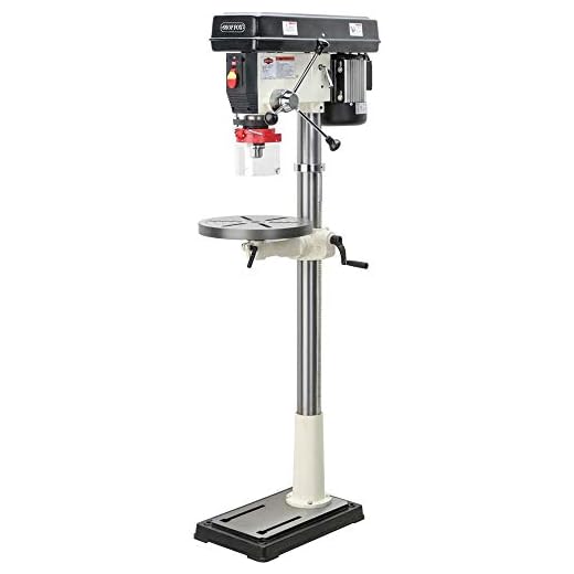 SHOP FOX W1680 1-Horsepower 17-Inch Floor Model Drill Press