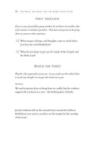 The Rock, the Road, and the Rabbi Study Guide with DVD: Come to the Land Where It All Began - Thumbnail 6