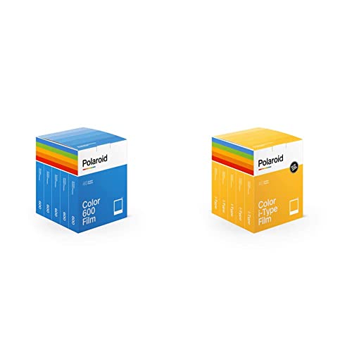 Polaroid Color Film für 600 - x40 Film Pack - 6013 & Color Film für i-Type - x40 Filmpaket - 6010