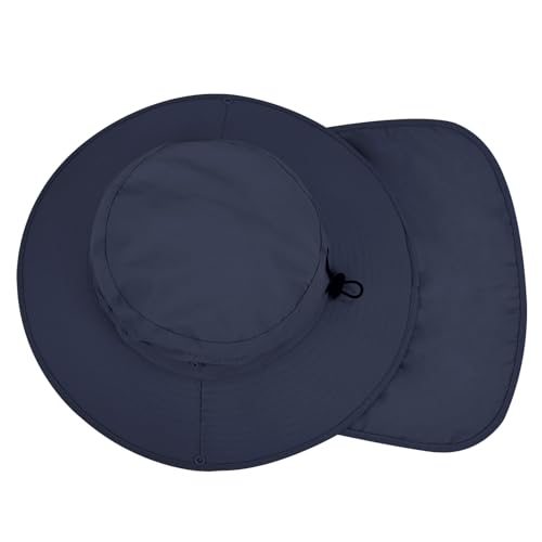 Image of Sun Hats for Men Women, UPF 50+ Protection Fishing Hat with Neck Flap