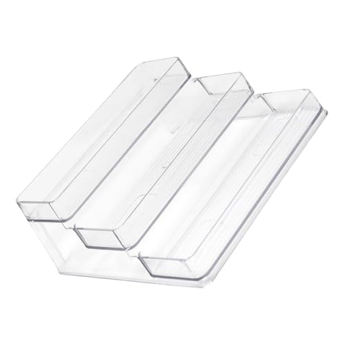 ABOOFAN Organizador de Especias y Cosméticos de Soporte Transparente para Frascos de Cocina Estante Práctico para Almacenamiento Gabinetes y Armarios