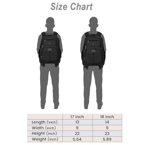 MATEIN Rolling Backpack