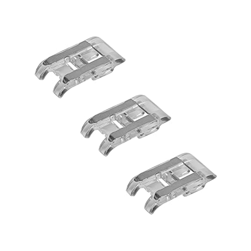 Accesorios para máquina de coser, 3 Piezas de acero inoxidable miniatura 2
