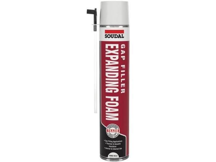 Soudal B3 Gap Filler Hand Held Expanding Foam Champagne 500ml