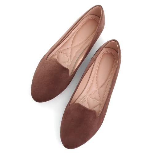 Image of SAILING LU Women Round Toe Comfortable Ballet Flats | Shoes for Women, Dressy, Slip-ons, Loafers