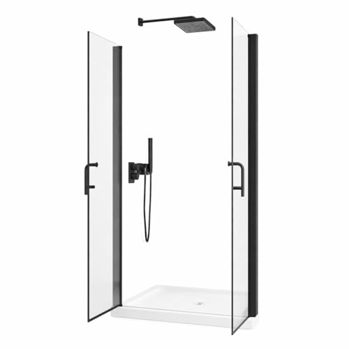 Dual 180° Swing Frameless Door