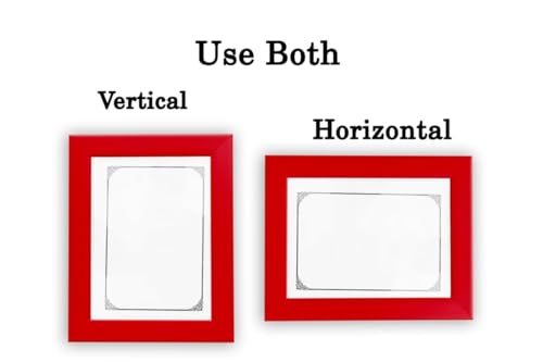 Image of Table stand Photo Frame set of 2 A5 6x8 inch flexiable Glass (acrylic) & synthetic wood customized for Home, Living Room, Study Room & Office Decor wall hanging / tabletop best for gift purposered color