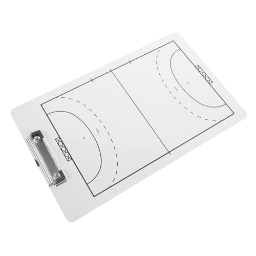 SKISUNO Handball Trainingstafel Klemmbrett Aus PVC Abwischbare Coaching Markertafel Wetterbeständig Leicht Und Kompakt Für Trainer Spielanalyse Und Teambesprechung