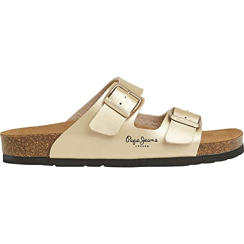 Pepe Jeans Sandalias Oban Claic Dorado