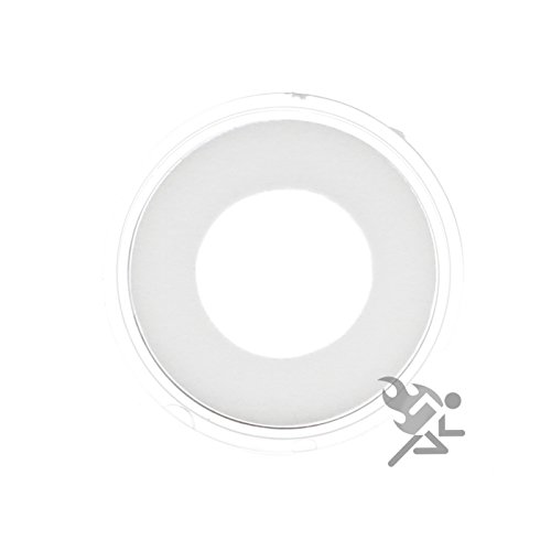 Air-Tite cápsulas para monedas de anillo 15mm blanco miniatura 2