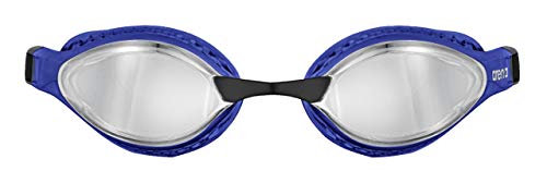 ARENA Cobra Core Swipe Mirror Unisex Adult Racing Swimming Goggles, Swimming Pool Goggles with Curved Mirror Lenses, Anti-Fog, UV Protection, 5 Interchangeable Nose Bridges