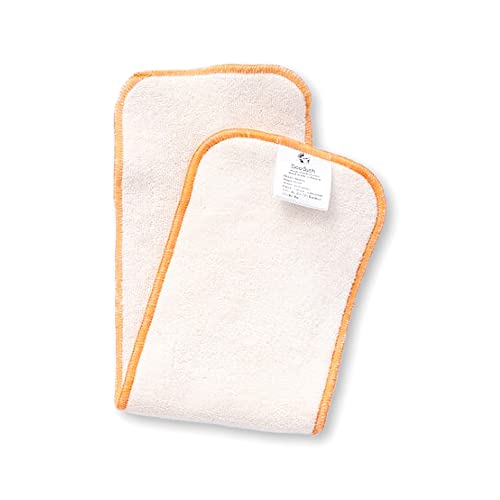 Doodush - dreilagige Bio-Prefold-Saugeinlage (Bio-Baumwolle & Bambus-Viskose) - vier Größen Größe XS (10x35 cm) Cover