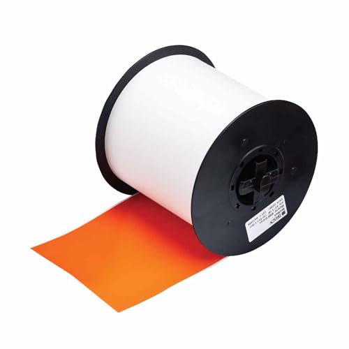 Ruban Brady 113200 vinyle B-595 orange super résistant 4 pouces