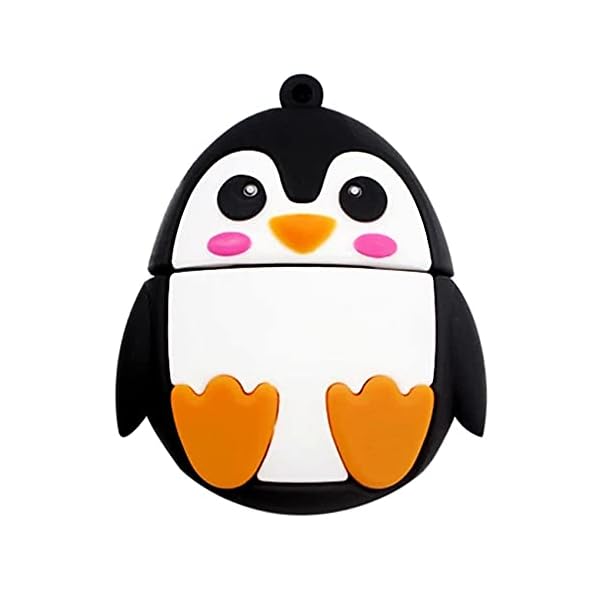 Runtodo 32G USB Flash Laufwerk Karikatur Pinguin USB2.0 Speicher Stick Stift Laufwerk USB Stick für Laptop Desktop