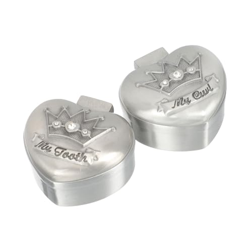 Kisangel 2pcs Box Tooth Holder Keepsake Organizer Box for Durable Tooth Storage Container with Smooth Finish present for Preserving Precious Memories