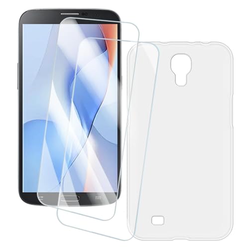 OAGELIM 2 Pack Protège-Écran + Coque Compatible avec Samsung Galaxy Mega 6.3 I9200 (6.3 Pouce)...