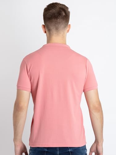 Image of Status Quo Men's Polo T-Shirt | Rich Cotton Blend | Slim Fit | All Day Comfort | Contrast Inner Placket | Polo Collar
