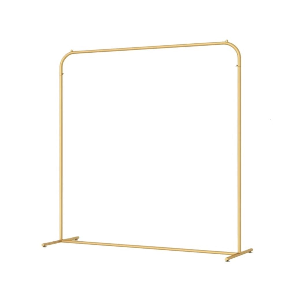 Prettiee Coat Rack Stand Clothing Store Display Rack with Floor standing Shelf and Side Hanging Children's Clothing Rack for Hallway Coat Rack nizer Stand for Kids and Adults (Gold A)