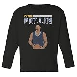 Omufisa Pullin Inspired Graphic - Iowa Bball Zyon Tribute Toddler Long Sleeve Tshirt (Black, 5T)