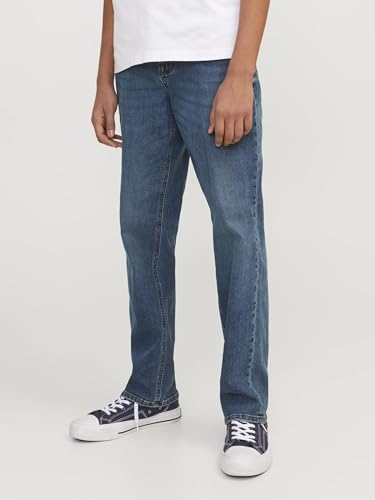 JACK & JONES Garçon Jjiclark Jjorig Stretch Sq 223 Noos JNR Jeans, Bleu, 152 EU