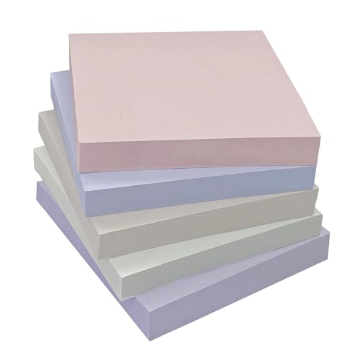 Notas adhesivas pastel – 5 blocs de 100 hojas cada uno, 3 x 3 pul...
