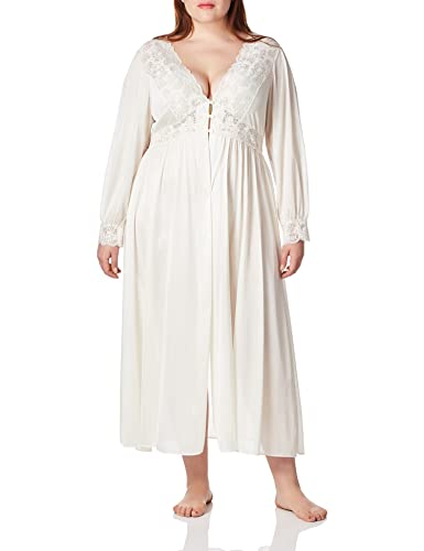 Shadowline Women's Silhouette 54" Sleeve Long Coat, Ivory, Medium - Thumbnail 3
