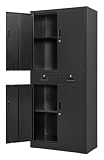 Wanfu 71-inch Locking Metal Storage Cabinet