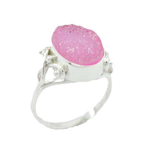 Bague naturelle en argent sterling 925 RIYO pour un éclat unique