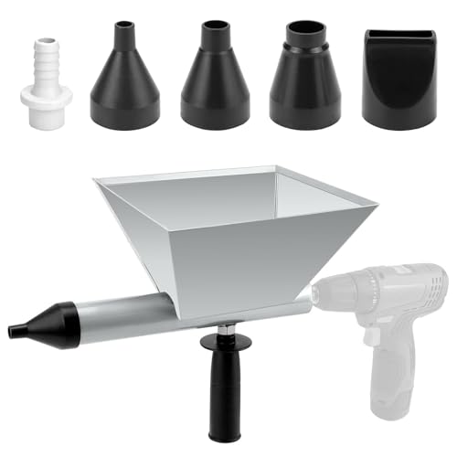 TUAKIMCE Electric Mortar Grout Gun with 4 Nozzles