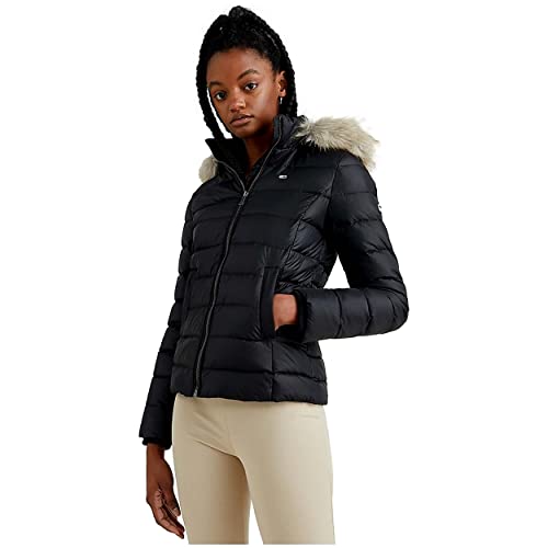 Tommy Jeans Damen Daunenjacke TJW Winter, Schwarz (Black), S