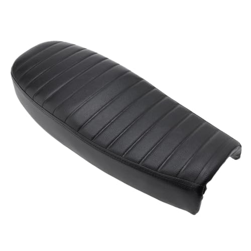 Asiento doble negro para motocicleta cojín plano café racer de 610mm