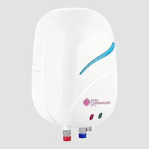 Casa Copenhagen Auto Jet - 3 Litre Instant Water Heater (Geyser)- White Moon