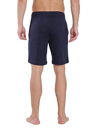 Image of Jockey 9411 Men's Super Combed Cotton Rich Straight Fit Solid Shorts with Side Pockets (Pack of 2)