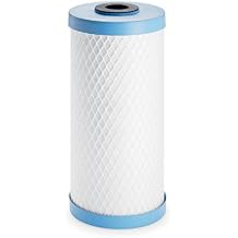 Pentair OMNIFilter CB6 Carbon Water Filter, 10" Whole House Heavy Duty Big Blue Carbon Block Taste & Odor Replacement Filter Cartridge, 10" x 4.5", 1 Micron, Blue