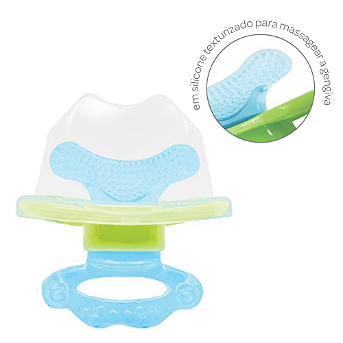 Buba Mordedor Com Massageador De Gengiva Azul