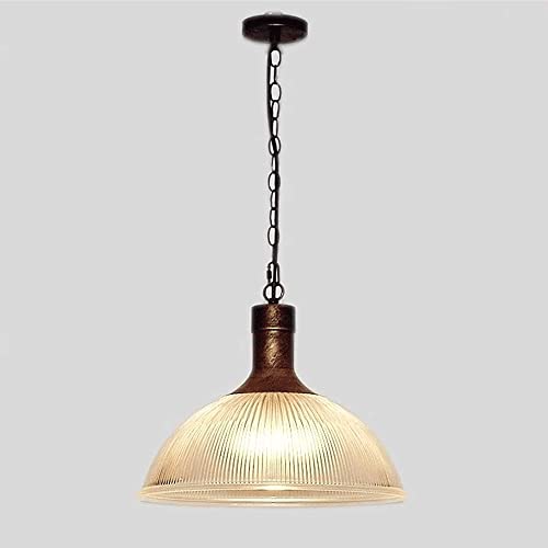 Lampe industrielle rétro E27 en verre pour éliminer l'éclairage agressif du salon