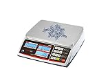 VisionTechShop TVC-6 Counting Scale for Parts and Coins, Lb/Kg Switchable, 6lb Capacity, 0.0002lb Re