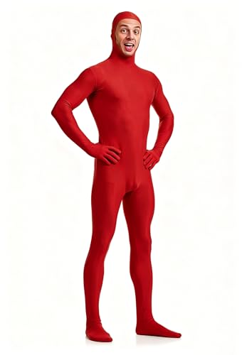 Image of VSVO Spandex Open Face Full Bodysuit Zentai Suit for Adults and Kids
