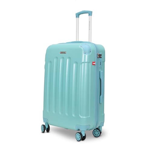 Image of AMERICAN TRAVELLER Rockstar Polycarbonate Trolley Bag | Large (20) | Lightweight Durable Hard Shell | TSA Type Lock | Anti-Theft Zip | 360 Disc Spinner Wheels | Telescopic Handle.