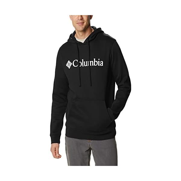 Columbia Men's Trek Hoodie, Black/CSC Branded Logo, Small